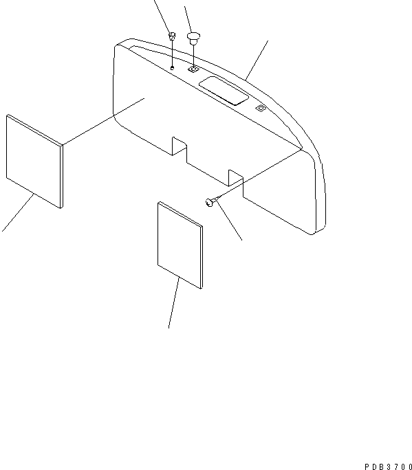 Excavators Komatsu / PC200-6H S/N 80001-UP (Hyper GX Spec.)(pc200-6c) / COUNTERWEIGHT (3750 KG)(#91087-96513)(240460 : M1510-01A2A)
