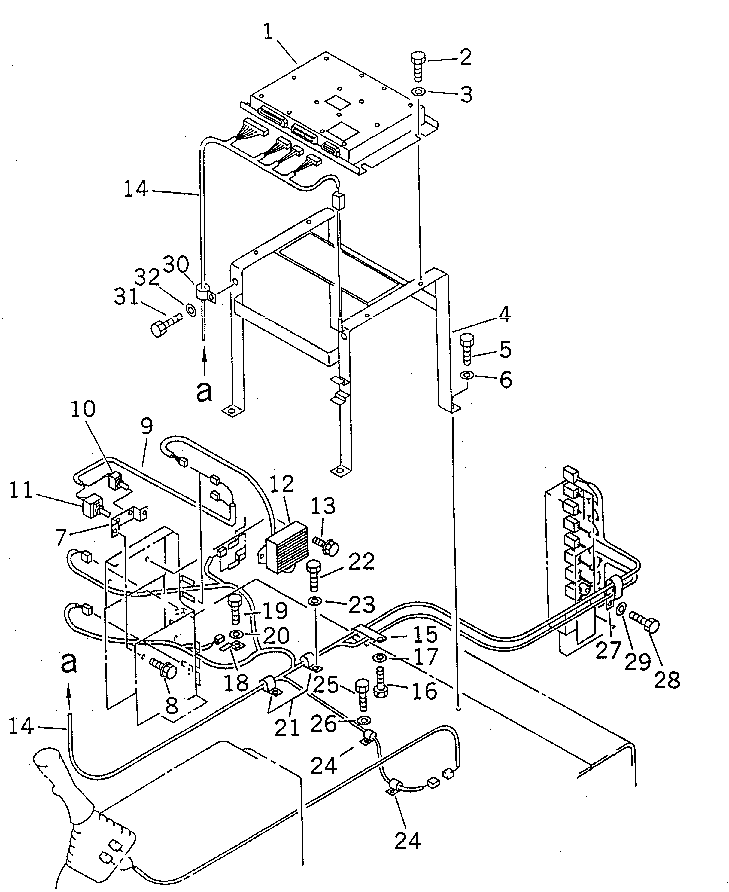 Excavators Komatsu / PC200-6J S/N 80001-UP(pc200-9r) / WIRING (ELECTRONIC HARNESS)(#80001-94998)(120380 : E0200-08A1)