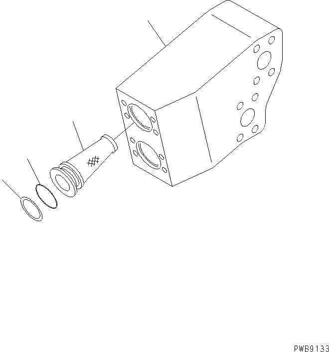 Excavators Komatsu / PC200-6J S/N 80001-UP(pc200-9r) / DELIVERY LINE (INLINES FILTER)(#102229-)(150600 : H0312-01A1D)