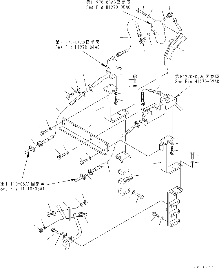 Excavators Komatsu / PC200-6J S/N 80001-UP(pc200-9r) / ATTACHMENT LINE (RETURN LINE) (WITHOUT LOCK VALVE)(#94999-101714)(151300 : H1270-06B3)