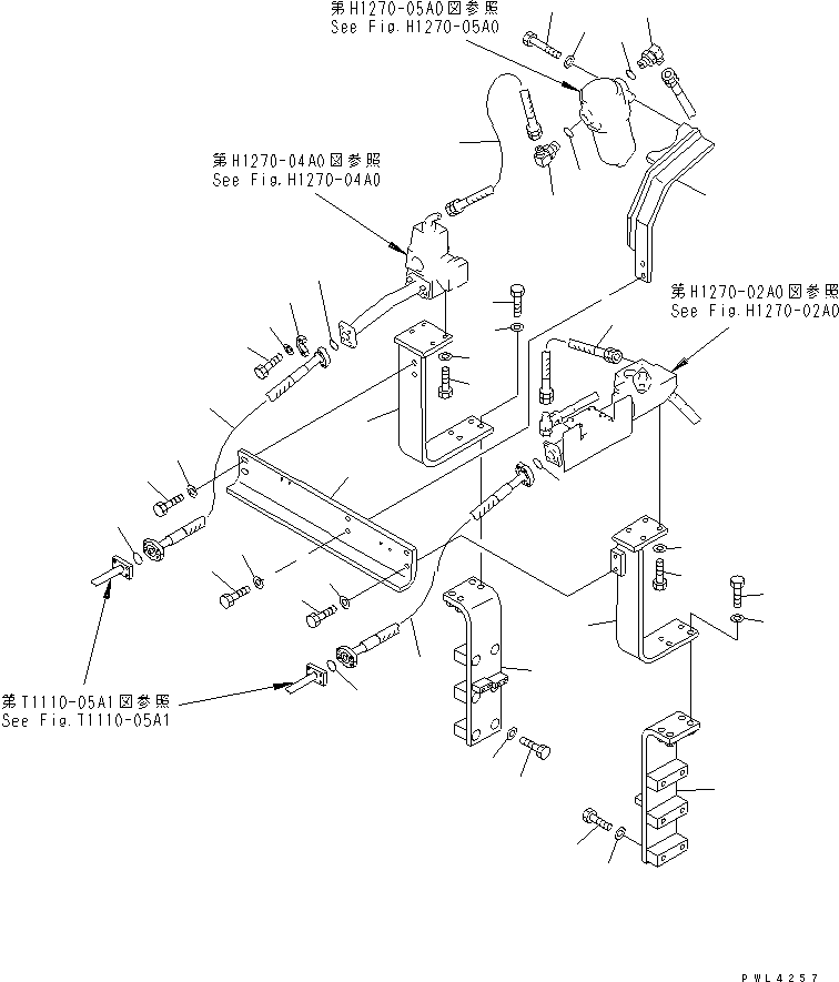 Excavators Komatsu / PC200-6J S/N 80001-UP(pc200-9r) / ATTACHMENT LINE (RETURN LINE) (WITHOUT LOCK VALVE) (KIT)(#94999-101714)(151320 : H1270-06B9)