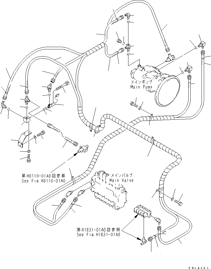 Excavators Komatsu / PC200-6J S/N 80001-UP(pc200-9r) / LS LINES(#80001-86929)(151420 : H1810-01A0)