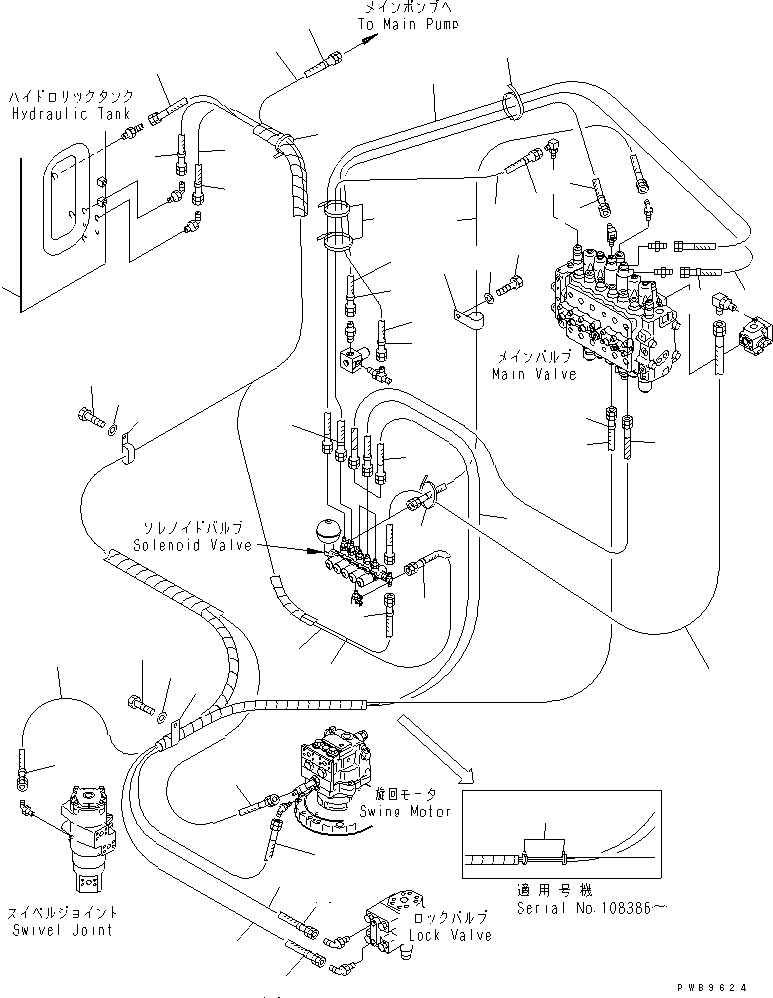 Excavators Komatsu / PC200-6J S/N 80001-UP(pc200-9r) / SOLENOID VALVE (SOLINOID VALVE LINE)(#102229-)(151560 : H1831-02A0B)