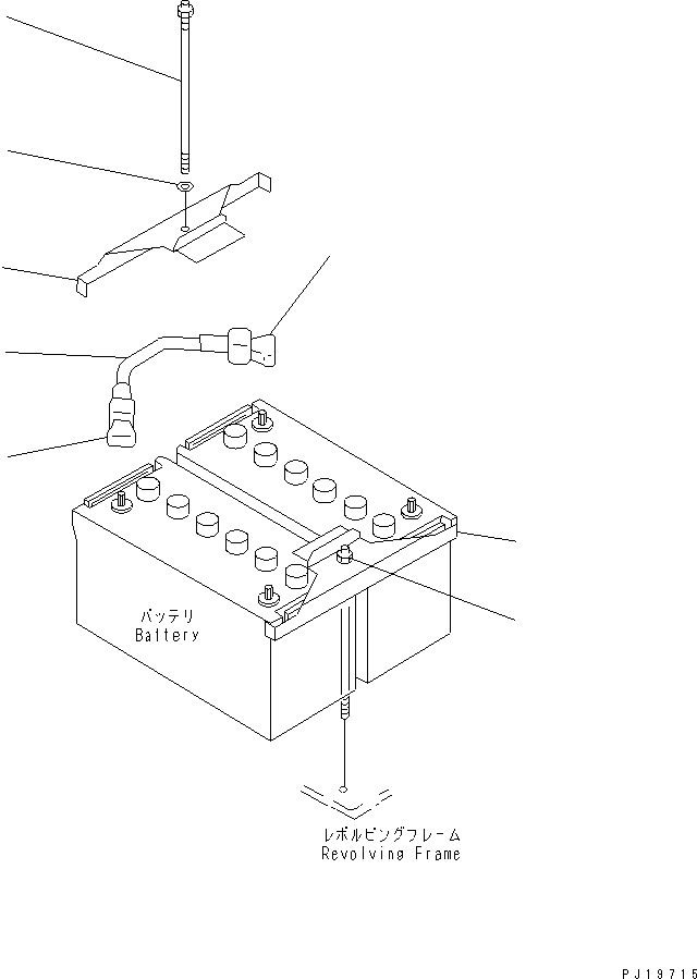 Excavators Komatsu / PC200-6Z S/N 80001-UP(pc200-br) / BATTERY LESS(120010 : E0100-01A1)