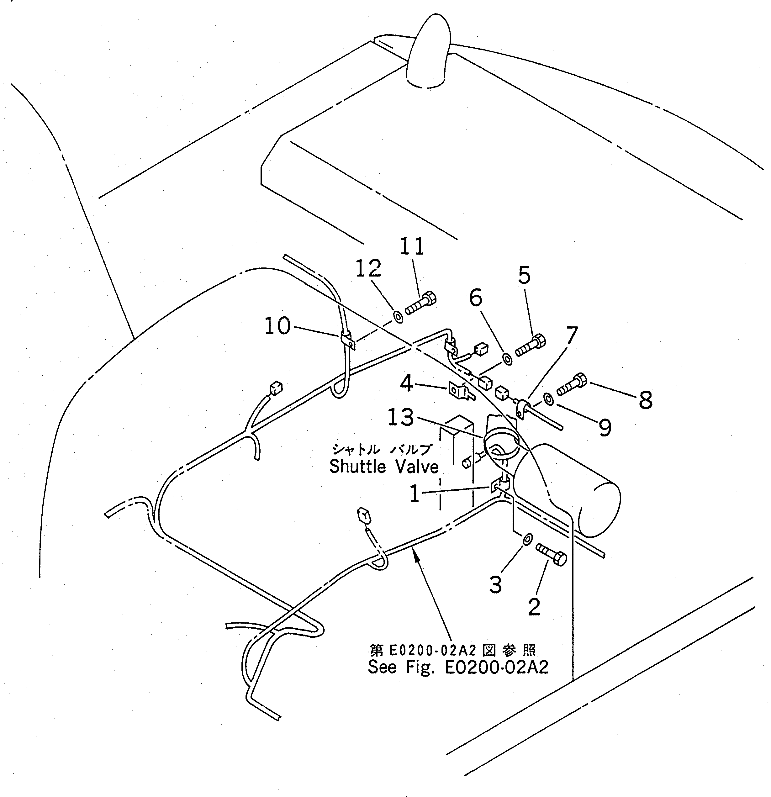 Excavators Komatsu / PC200-6Z S/N 80001-UP(pc200-br) / WIRING (MAIN HARNESS) (CLIP)(#83952-86941)(120140 : E0200-03A2)