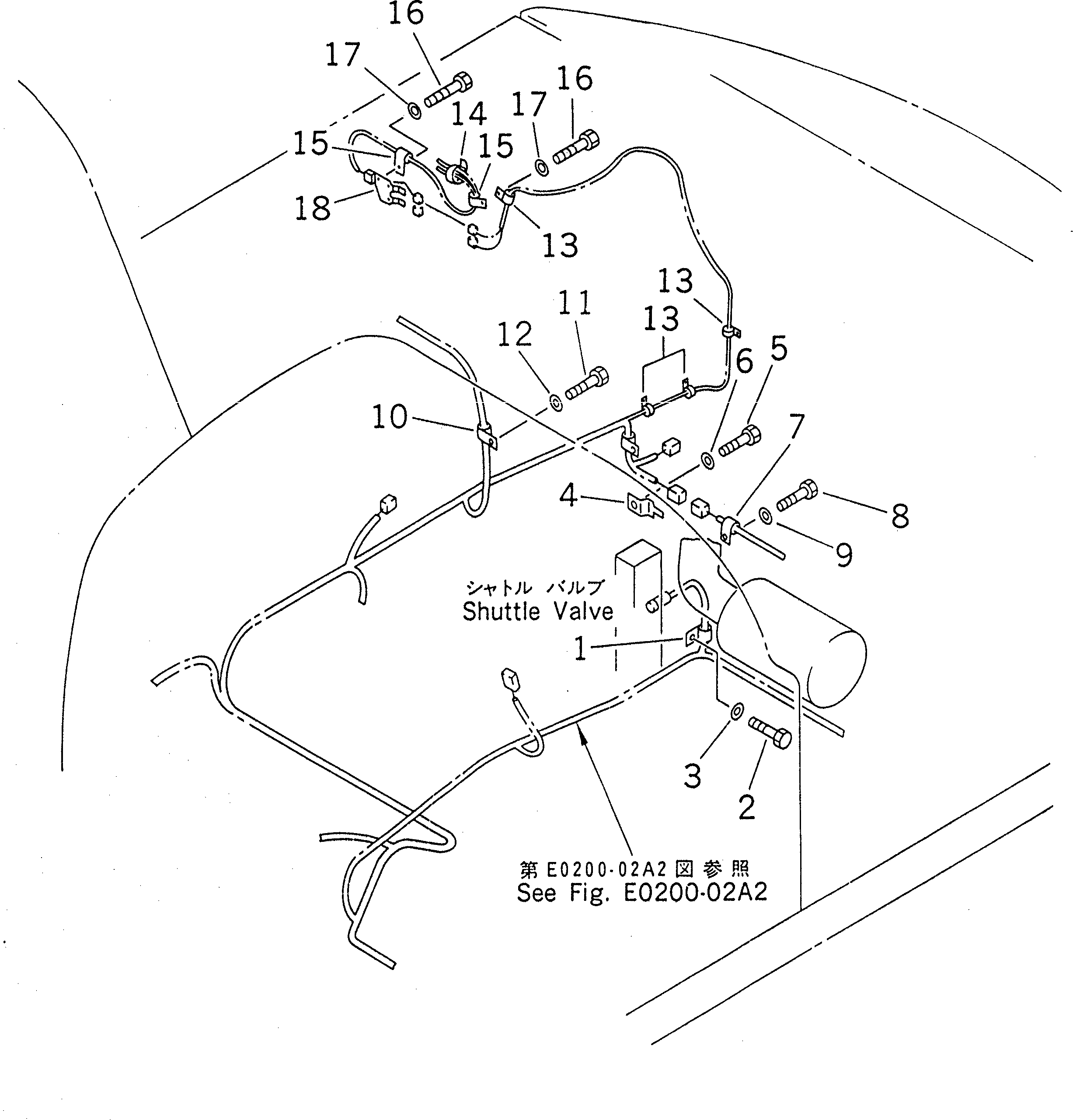 Excavators Komatsu / PC200-6Z S/N 80001-UP(pc200-br) / WIRING (MAIN HARNESS) (CLIP)(#86942-94998)(120150 : E0200-03A2A)