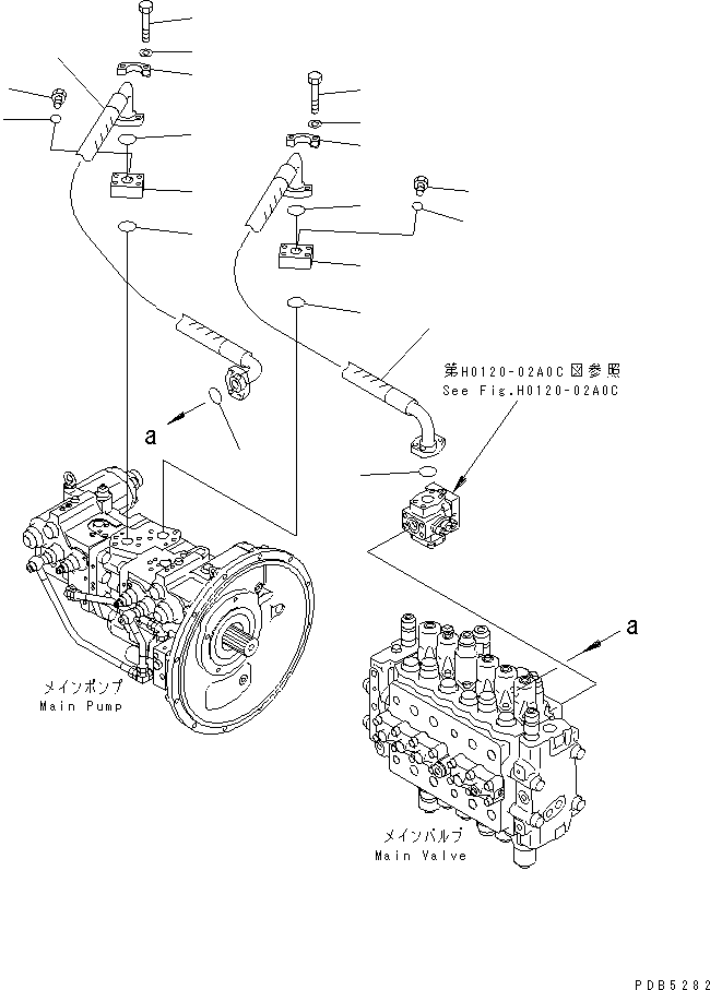 Excavators Komatsu / PC200-6Z S/N 80001-UP(pc200-br) / DELIVERY LINE(#94999-96513)(150560 : H0312-01A0B)