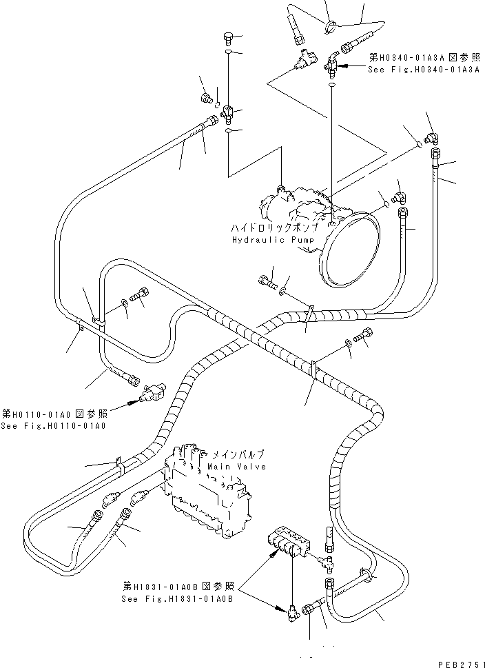 Excavators Komatsu / PC200-6Z S/N 80001-UP(pc200-br) / LS LINES(#86942-94998)(151780 : H1810-01A2A)