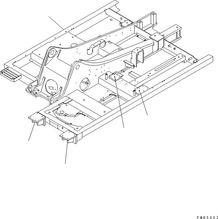 Komatsu parts book diagram for PC200EL-6K S/N K30001-UP: REVOLVING FRAME (WITH F.O.P.S.)