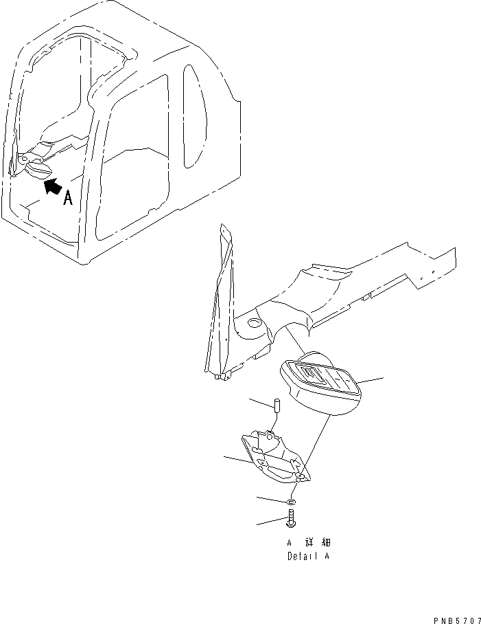 Komatsu parts book diagram for PC200EL-6K S/N K30001-UP: MONITOR