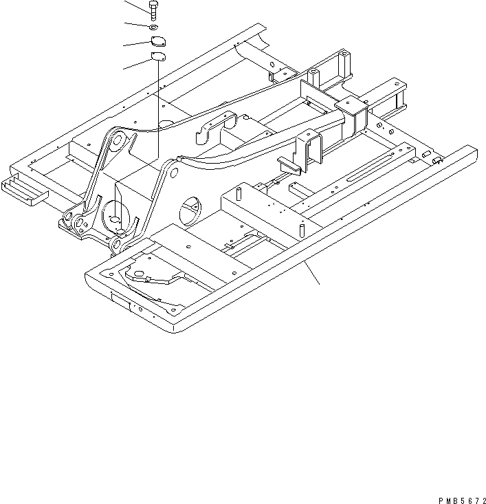 Komatsu parts book diagram for PC200EN-6K S/N K30001-UP: REVOLVING FRAME(#K30001-K30321)