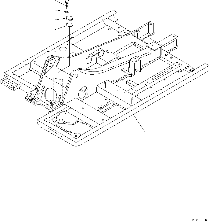 Komatsu parts book diagram for PC200EN-6K S/N K30001-UP: REVOLVING FRAME(#K30322-K31999)