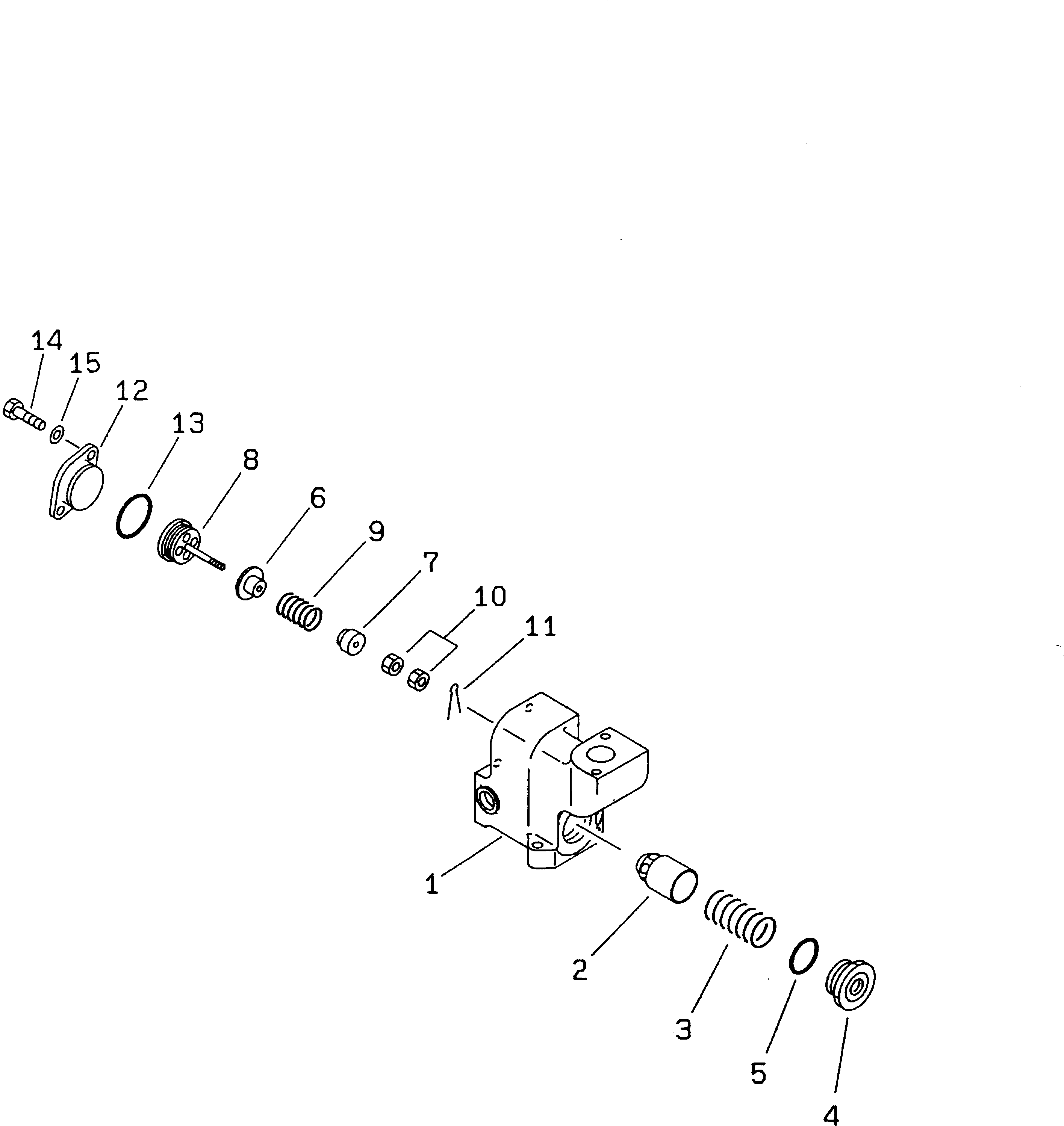 Excavators Komatsu / PC200LC-6 S/N 80001-UP (Overseas Version)(pc200l2c) / RETURN LINE (BLOCK) (SWITCH VALVE)(#80001-86929)(151000 : H0330-02A0)