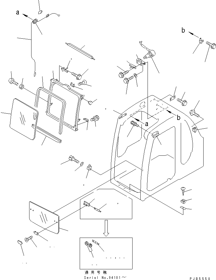 Excavators Komatsu / PC200LC-6 S/N 80001-UP (Overseas Version)(pc200l2c) / OPERATOR