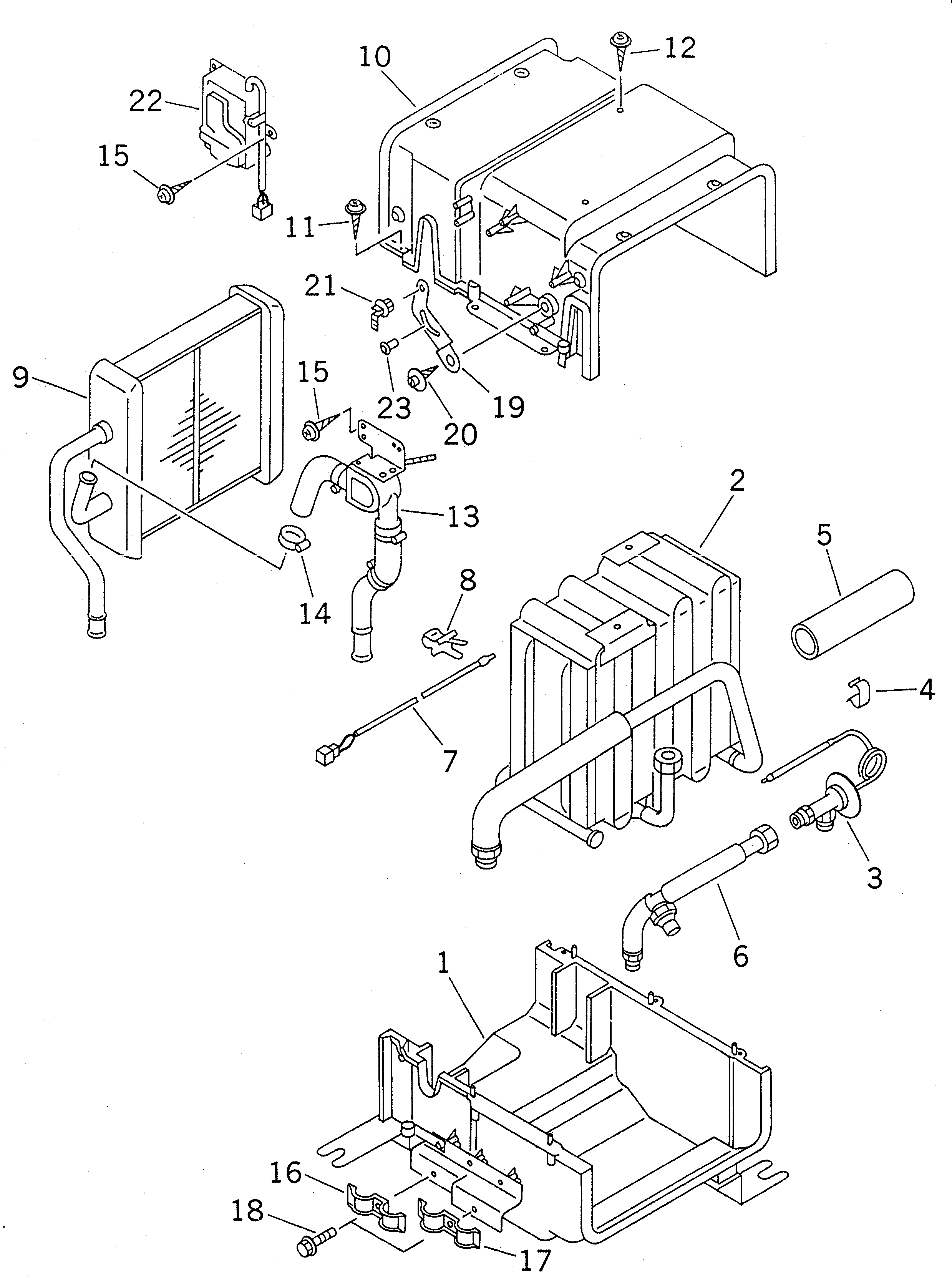 Excavators Komatsu / PC200LC-6 S/N 80001-UP (Overseas Version)(pc200l2c) / CORE UNIT ASS