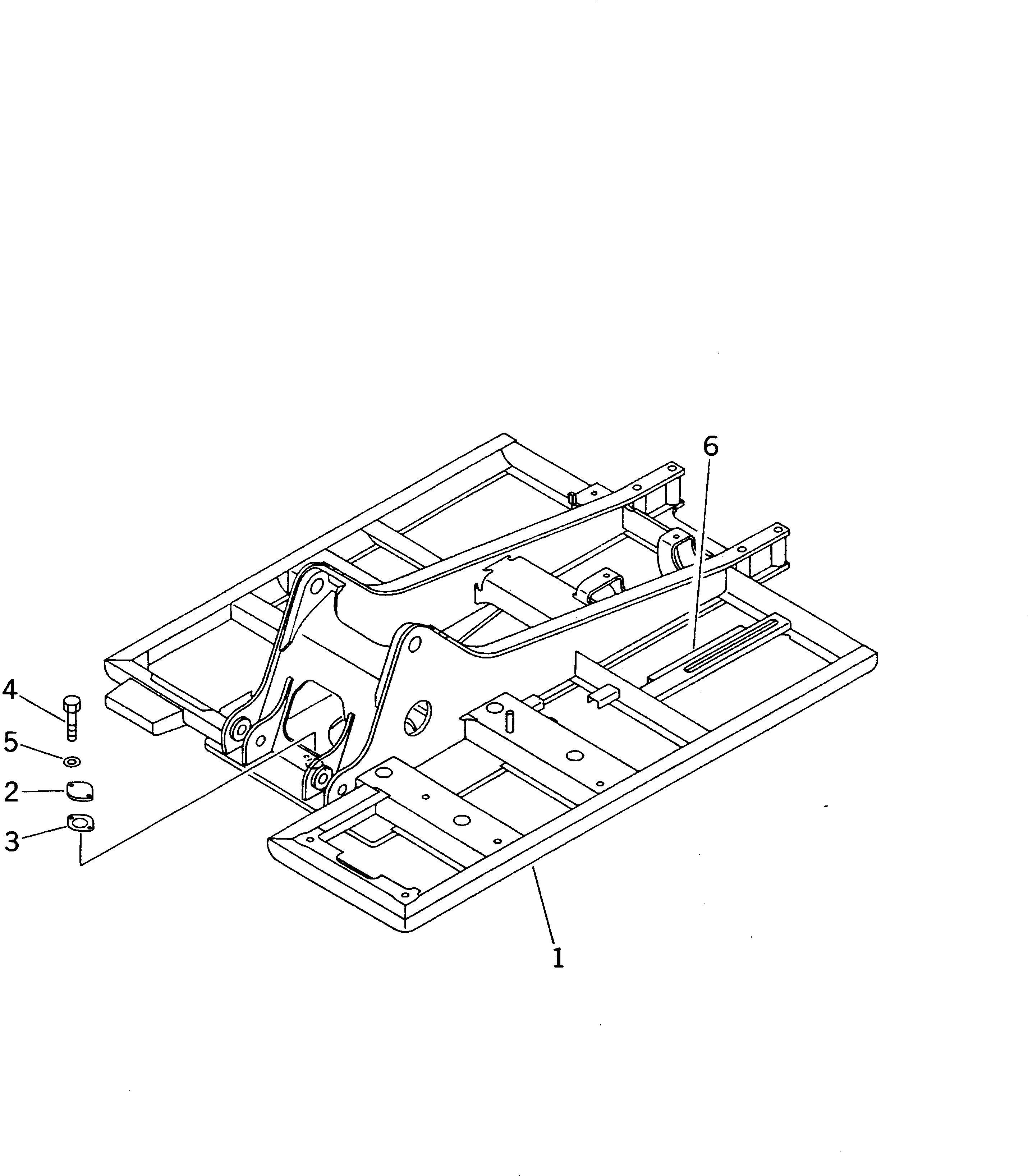 Excavators Komatsu / PC200LC-6 S/N 80001-UP(pc200l2r) / REVOLVING FRAME(#80001-86929)(180010 : J1110-01A0)