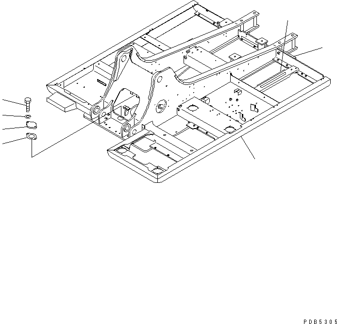 Excavators Komatsu / PC200LC-6 S/N 80001-UP(pc200l2r) / REVOLVING FRAME(#94999-96513)(180040 : J1110-01A0D)