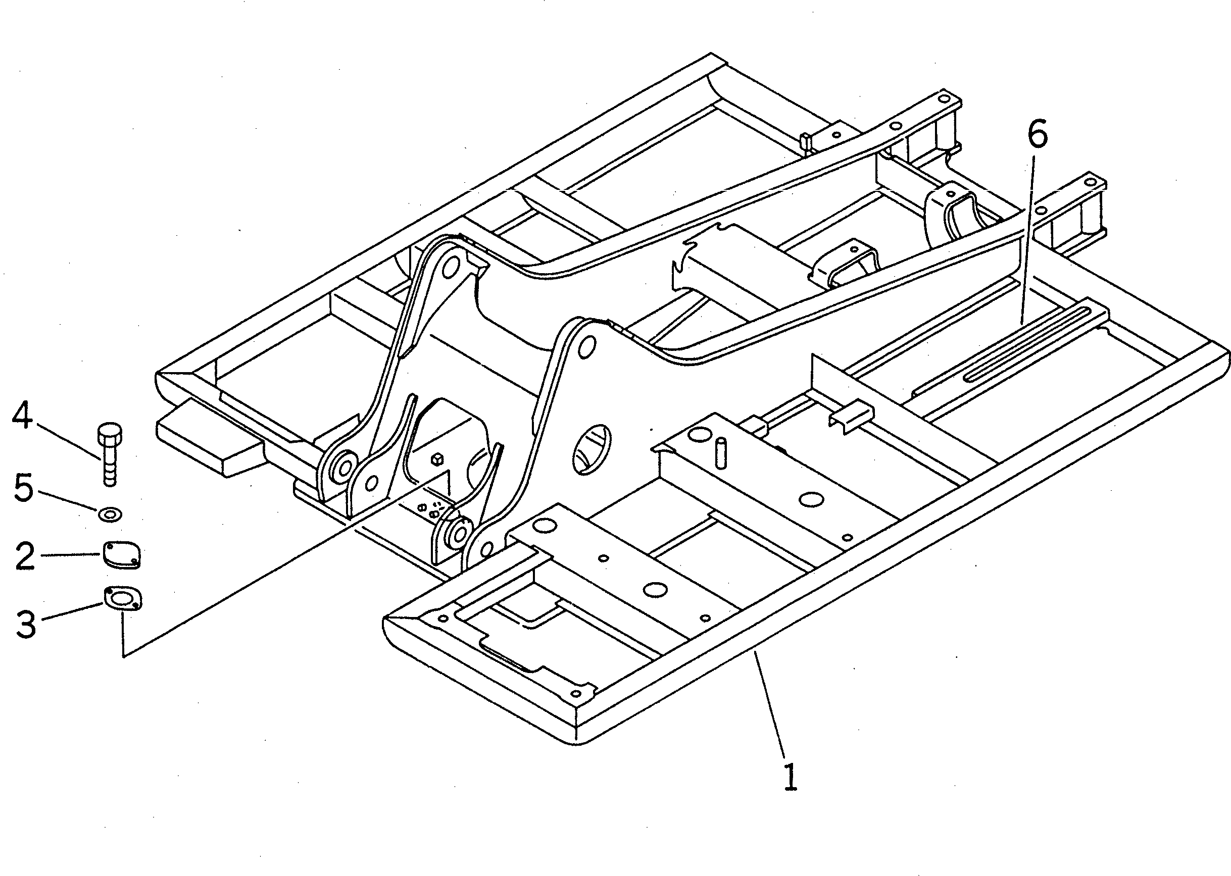 Excavators Komatsu / PC200LC-6 S/N 80001-UP(pc200l2r) / REVOLVING FRAME (FOR AUTO GREASING)(#80001-84979)(180060 : J1110-01A2)