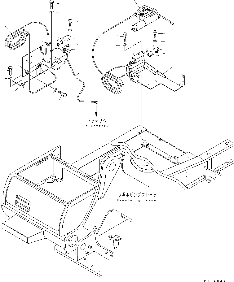 Excavators Komatsu / PC200LC-6 S/N 80001-UP(pc200l2r) / GREASE PUMP (ELECTRIC TYPE)(#80001-94998)(450020 : W1117-01A0)