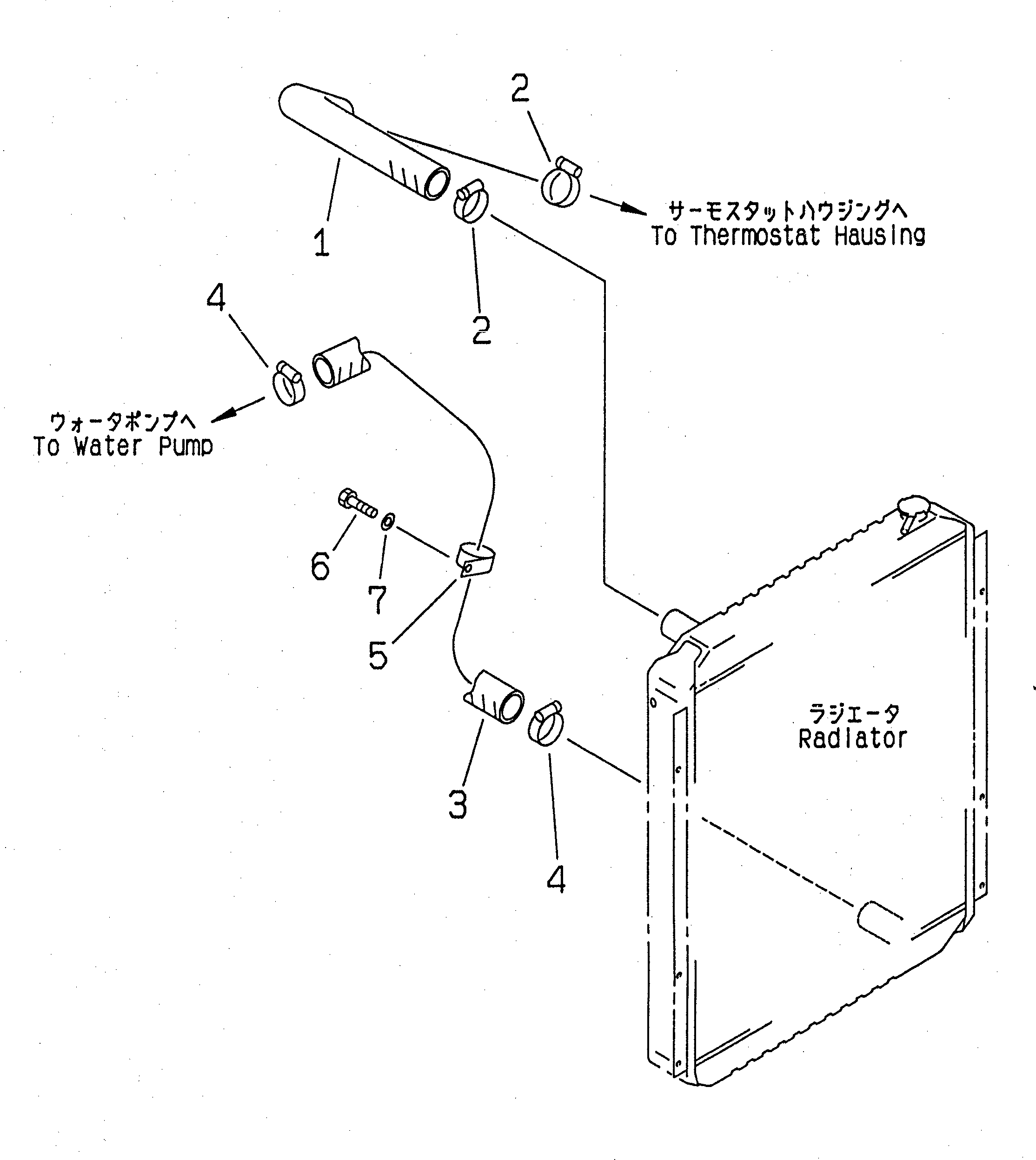 Excavators Komatsu / PC200LC-6H S/N 80001-UP (Hyper GX Spec.)(pc200l3c) / COOLING (PIPING)(#94999-96513)(060090 : C0100-02A0A)