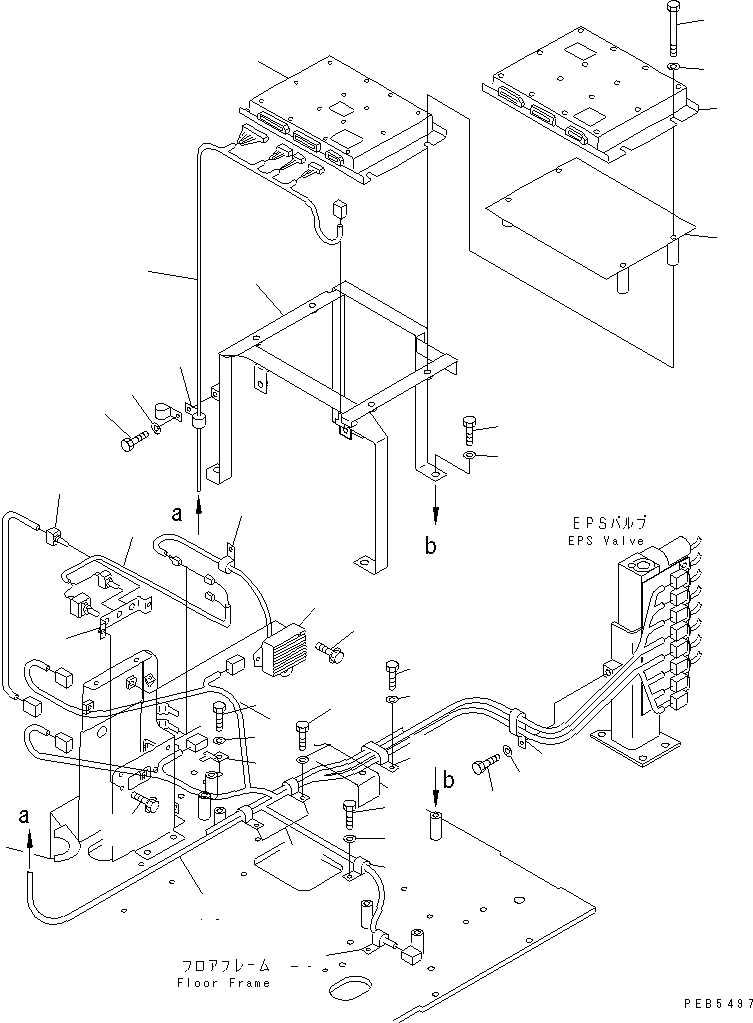 Excavators Komatsu / PC200LC-6H S/N 80001-UP (Hyper GX Spec.)(pc200l3c) / WIRING (ELECTRONIC HARNESS)(#96514-)(120300 : E0200-08A3C)