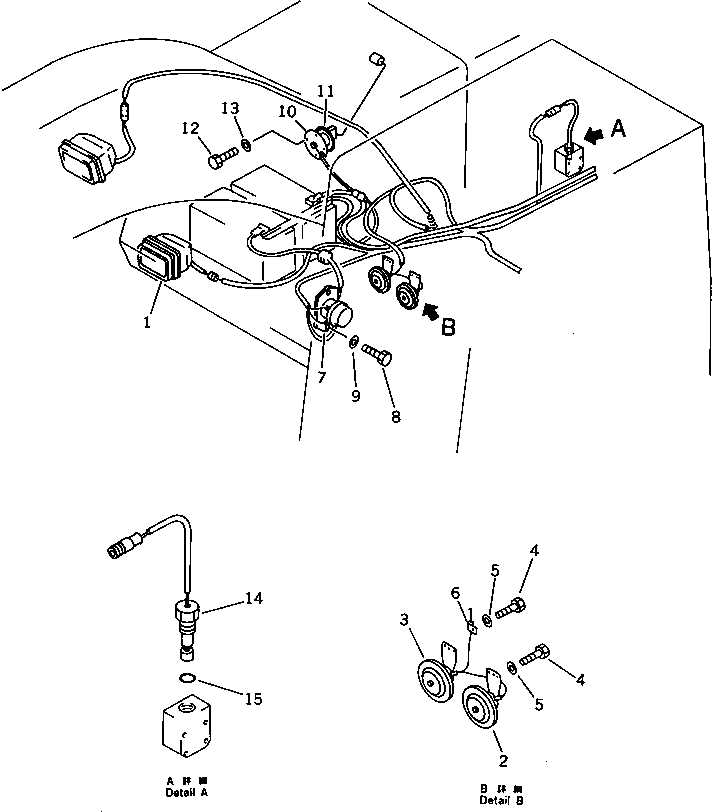 Excavators Komatsu / PC200LC-3 S/N 20001-UP(pc200l5c) / ELECTRICAL SYSTEM (RELATED PARTS)(#26574-)(030330 : 1431A)