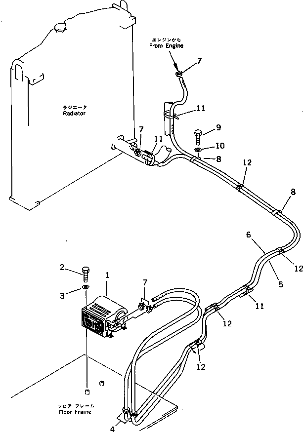 Excavators Komatsu / PC200LC-3 S/N 20001-UP(pc200l5c) / CAR HEATER(#25924-)(150370 : 5501A)