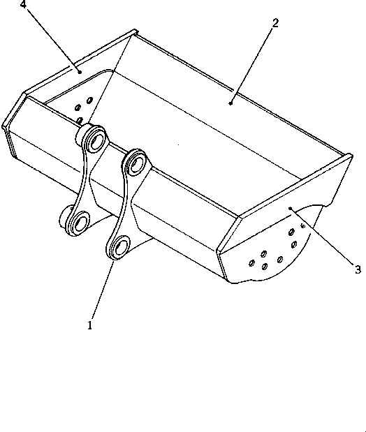 Excavators Komatsu / PC200LC-3 S/N 20001-UP(pc200l5c) / DITCH CLEANING BUCKET ? 0.7M3 WIDTH 1800MM(210440 : 7145)