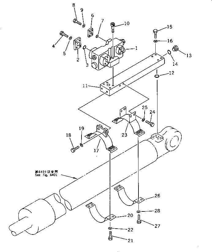 Excavators Komatsu / PC200LC-3 S/N 20001-UP(pc200l5c) / BOOM CYLINDER LOCK VALVE (REXROTH) (EXCEPT JAPAN)(240540 : 8701)