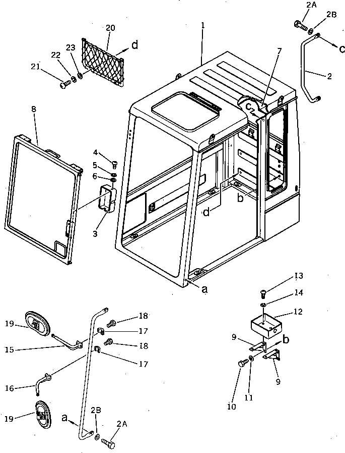 Excavators Komatsu / PC200LC-3 S/N 20001-UP(pc200l5c) / OPERATOR
