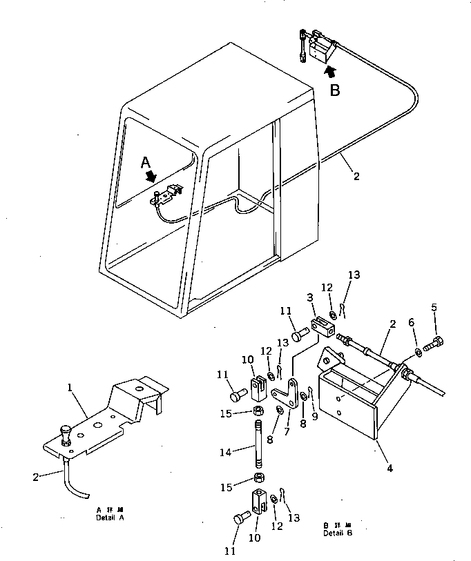 Excavators Komatsu / PC200LC-3 S/N 20001-UP(pc200l5c) / EMERGENCY ENGINE STOP CONTROL (REGULATION OF SWEDEN)(#25924-)(270270 : 9063B)