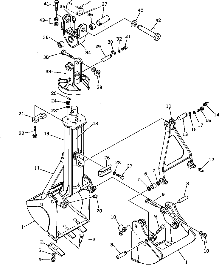 Excavators Komatsu / PC200LC-3 S/N 20001-UP(pc200l7r) / CLAMSHELL BUCKET ? 0.6M3 ? DIGGING TYPE(210410 : 7183)