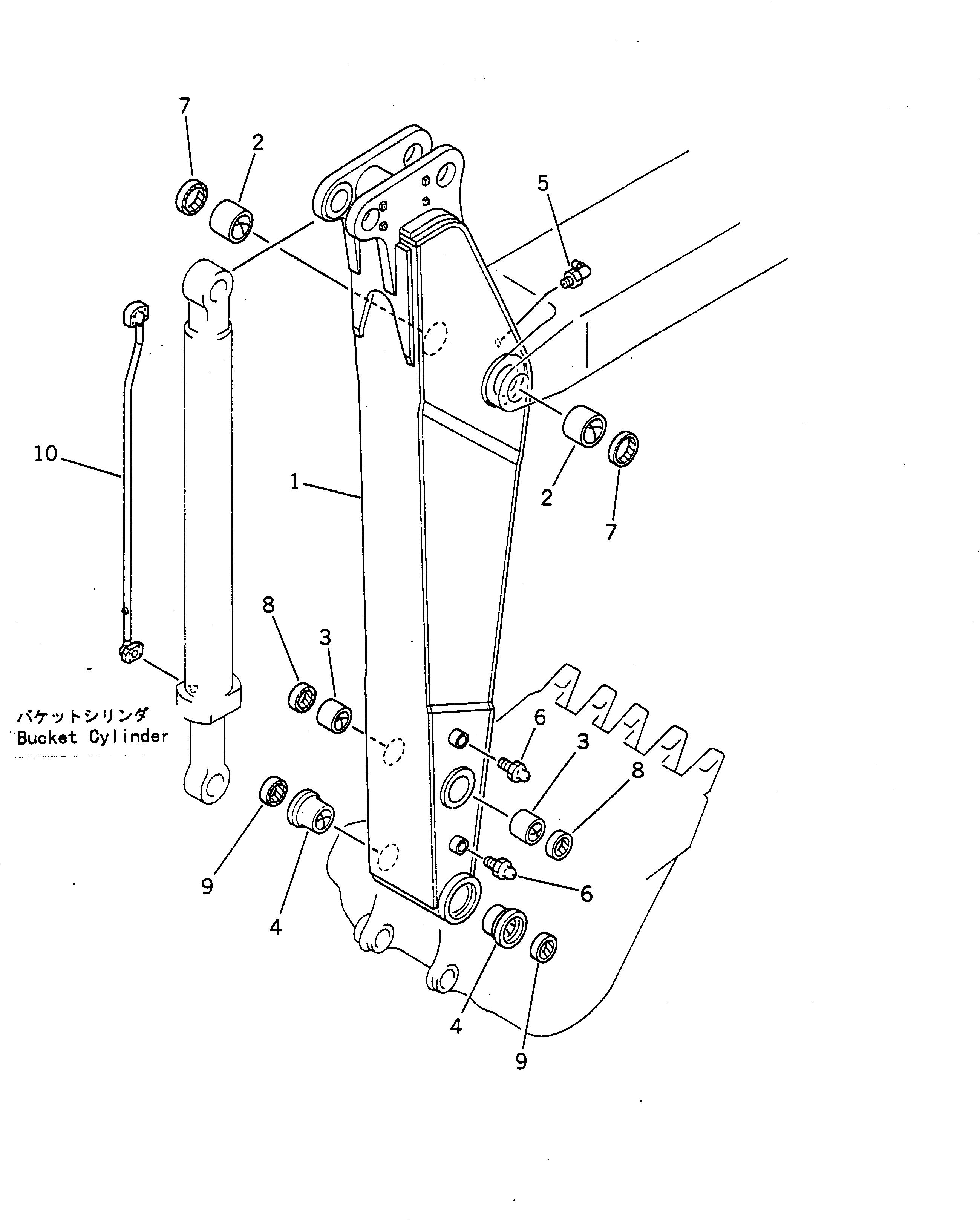 Excavators Komatsu / PC200LC-3 S/N 20001-UP(pc200l7r) / SUPER SHORT ARM(210460 : 7323)