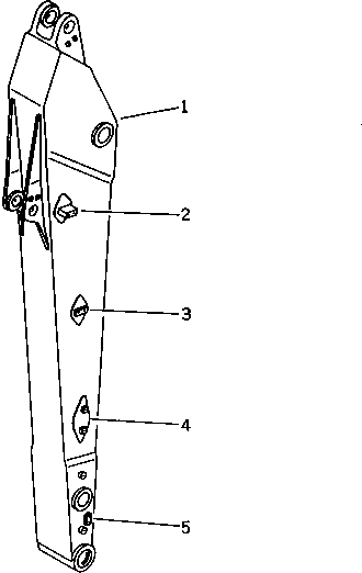 Excavators Komatsu / PC200LC-3 S/N 20001-UP(pc200l7r) / ARM (FOR MAGIC ARM)(210980 : 7715)