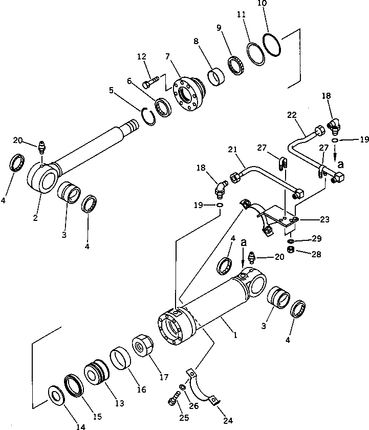 Excavators Komatsu / PC200LC-3 S/N 20001-UP(pc200l7r) / MAGIC ARM CYLINDER(211010 : 7727)