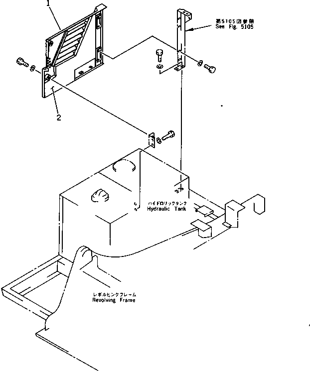 Excavators Komatsu / PC200LC-3 S/N 20001-UP(pc200l7r) / MACHINERY COMPARTMENT (1/2)(211130 : 7763)