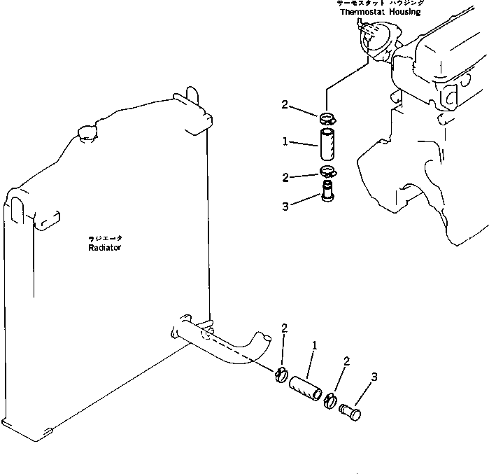 Excavators Komatsu / PC200LC-3 S/N 20001-UP(pc200l7r) / HEATER-LESS (2/2)(240150 : 8164)