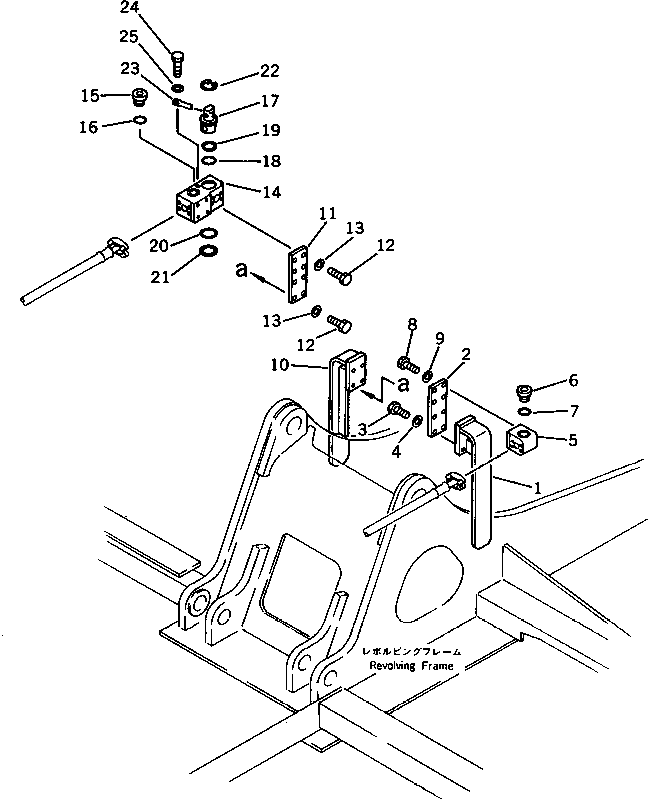 Excavators Komatsu / PC200LC-3 S/N 20001-UP(pc200l7r) / ADDITIONAL PIPING (CHANGE ROTOR AND SWIVEL JOINT)(240280 : 8331)