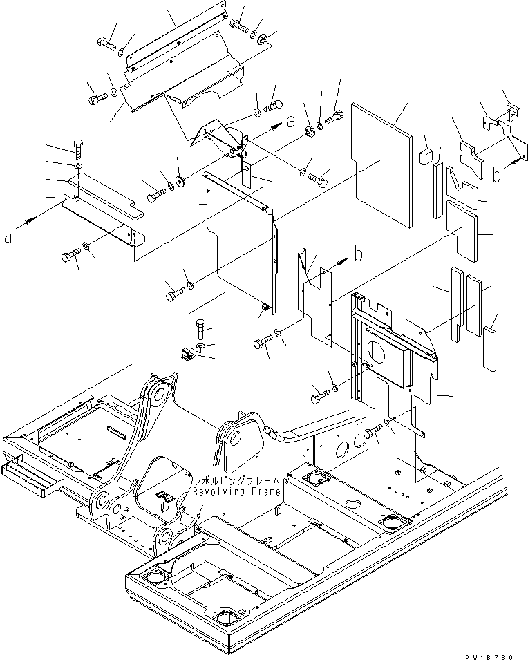 Komatsu parts book diagram for PC200LC-7-BP S/N 200001-UP: PARTITION (MACHINE CAB)(#200001-250000)