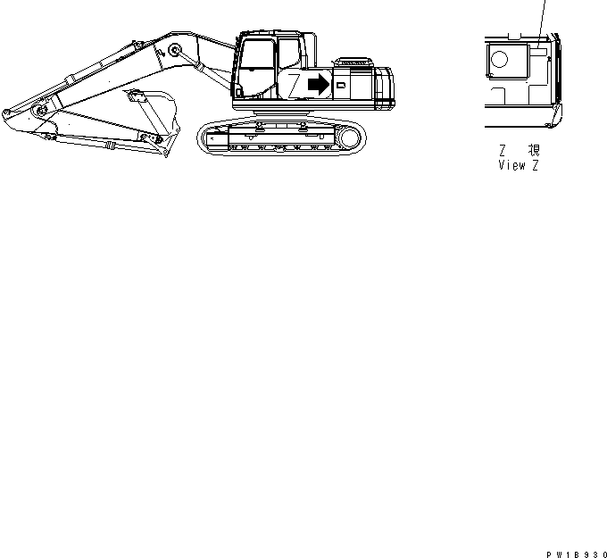 Komatsu parts book diagram for PC200LC-7-BP S/N 200001-UP: PLATE (AIR CLEANER ? DOUBLE ELEMENT) (JAPANESE)