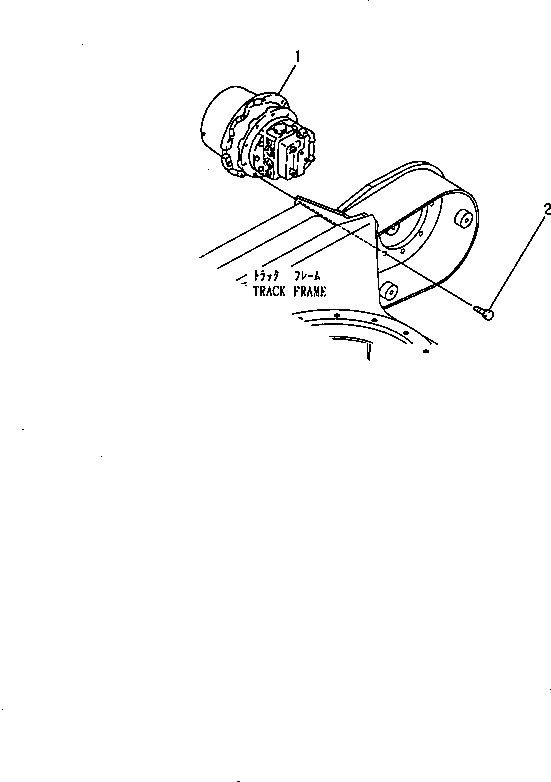 Komatsu parts book diagram for PC20FR-2 S/N 20001-UP: TRAVEL MOTOR (MOTOR UNIT AND MOUNT PARTS)