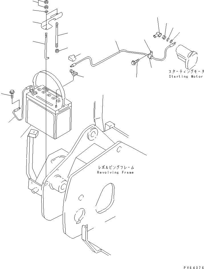 Excavators Komatsu / PC20MR-1 S/N 10001-UP (KUC Spec.)(pc20mr-c) / BATTERY AND WIRING(120010 : E0100-01C0)