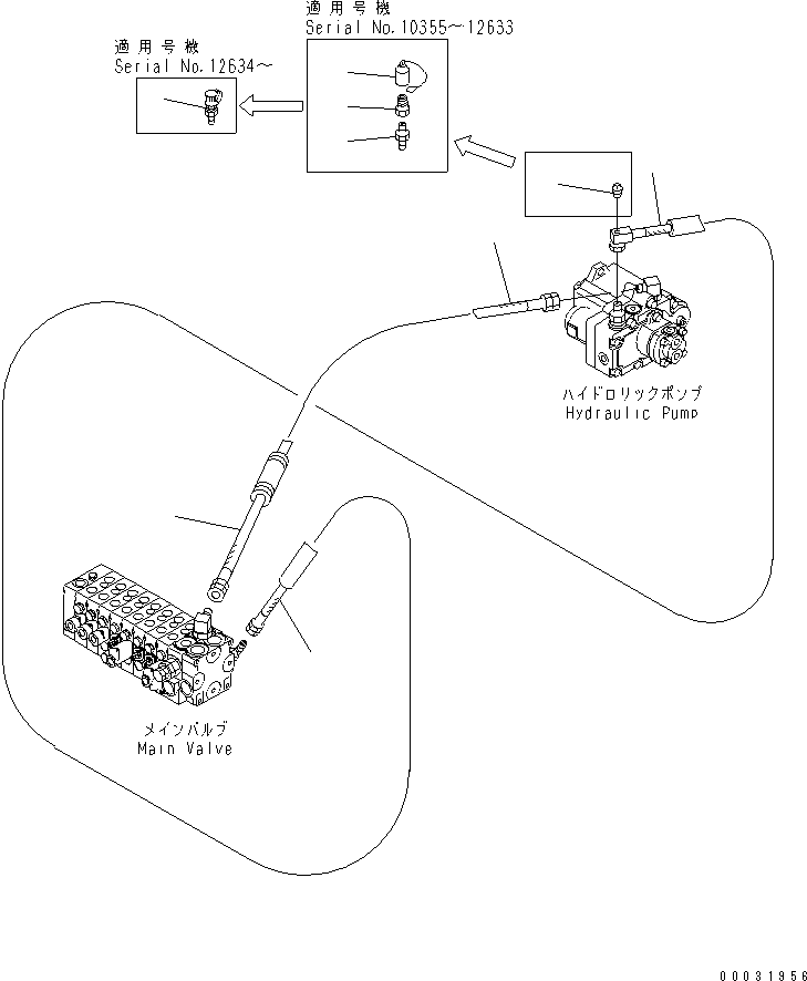 Excavators Komatsu / PC20MR-1 S/N 10001-UP (KUC Spec.)(pc20mr-c) / DELIVERY LINE(150050 : H0312-01A0)