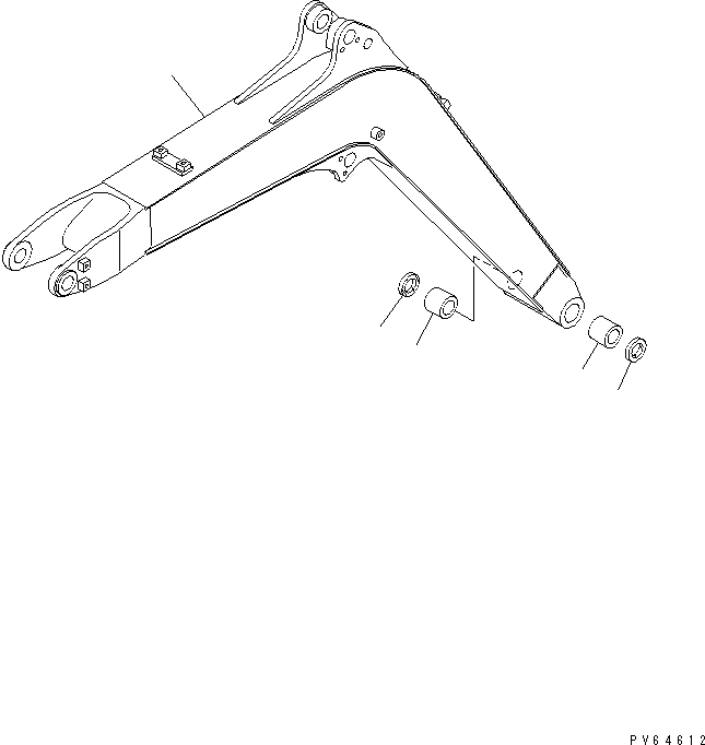 Excavators Komatsu / PC20MR-1 S/N 10001-UP (KUC Spec.)(pc20mr-c) / BOOM(360010 : T1110-01B0)