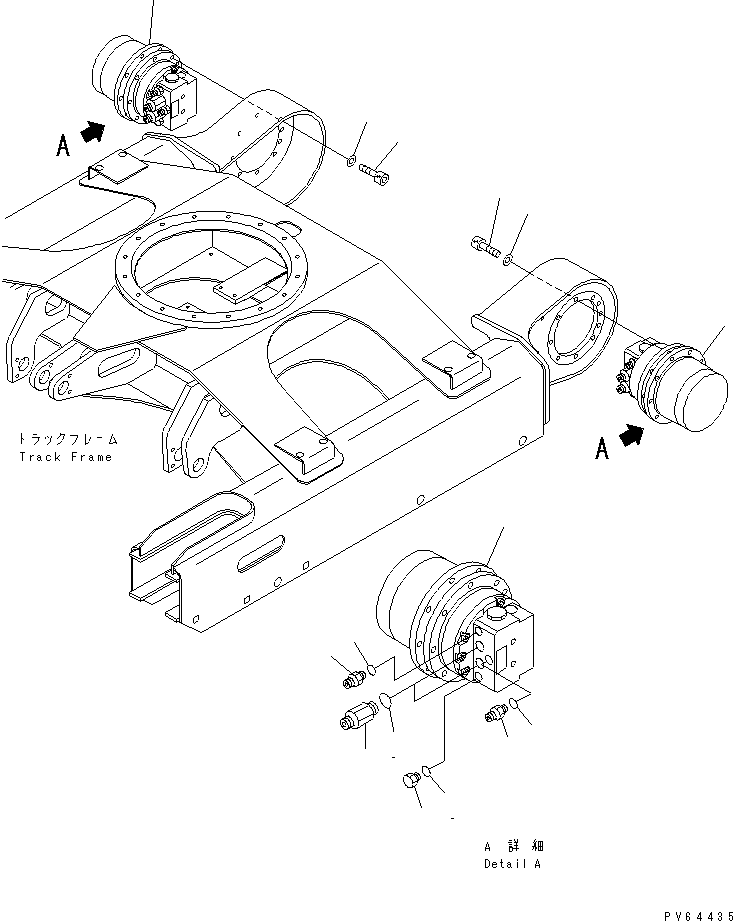 Excavators Komatsu / PC20MRX-1 S/N 10001-UP (KUE Spec.)(pc20mrxc) / FINAL DRIVE(300020 : P1210-01A0)