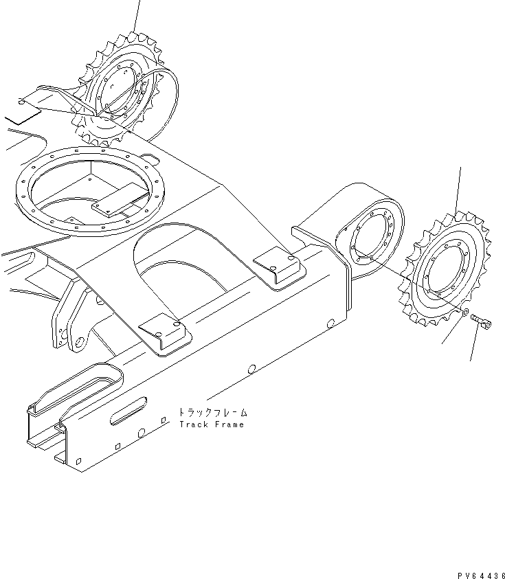 Excavators Komatsu / PC20MRX-1 S/N 10001-UP (KUE Spec.)(pc20mrxc) / SPROCKET(300030 : P1211-01A0)
