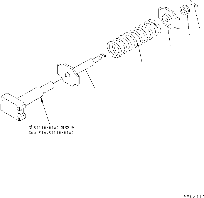 Excavators Komatsu / PC20UU-3 S/N 10001-UP(pc20uu-r) / IDLER CUSHION (FOR RUBBER SHOE)(330030 : R0120-01A0)