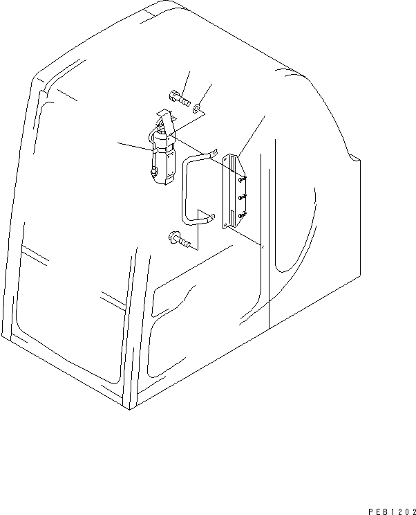 Excavators Komatsu / PC210-6-A1 S/N 30001-UP(pc210-2r) / FIRE EXTINGUISHER (JAPANEASE)(#30001-30457)(090010 : K0830-01A2)