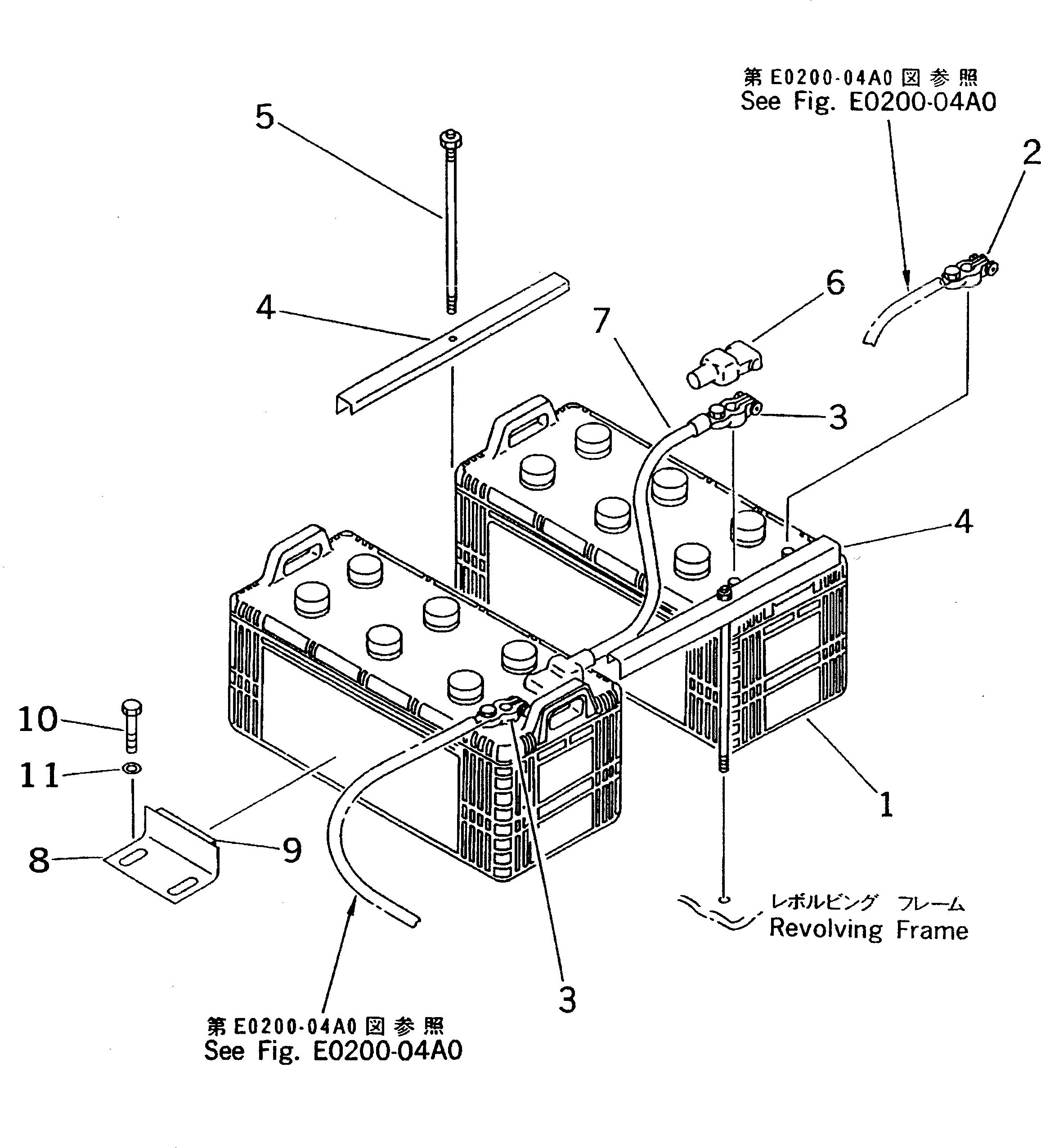 Excavators Komatsu / PC210-6 S/N 30001-UP(pc210-6r) / BATTERY (LARGE CAPACITY) (WET) (NX300)(#30500-)(120070 : E0100-01A3A)