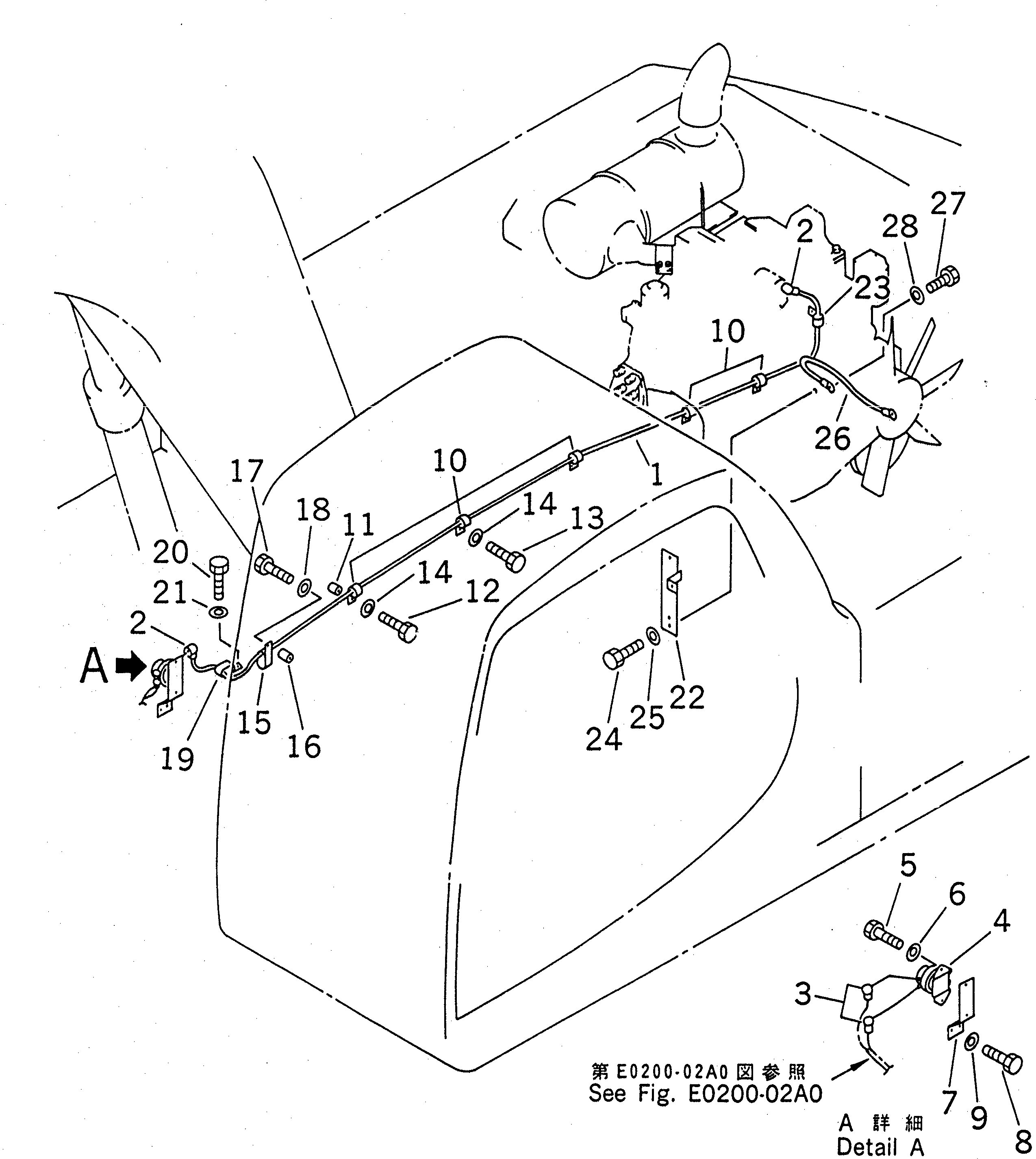 Excavators Komatsu / PC210-6 S/N 30001-UP(pc210-6r) / WIRING (STARTING HARNESS)(#30001-30915)(120080 : E0200-01A0)